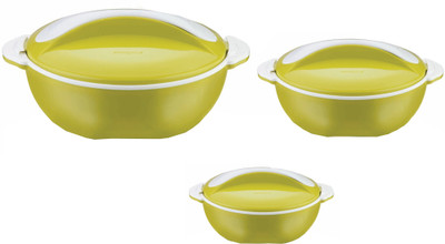 Pinnacle Pavonia Solid Pack of 3 Casserole Set(500 ml, 2000 ml, 1000 ml) Pinnacle Pavonia Solid Pack of 3 Casserole Set(500 ml, 2000 ml, 1000 ml)