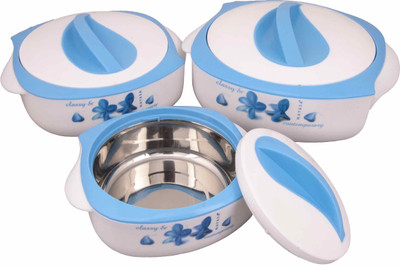 12% OFF on NAYASA Desire Pack of 3 Thermoware Casserole Set(1800 ml, 800 ml, 1200 ml) 12% OFF on NAYASA Desire Pack of 3 Thermoware Casserole Set(1800 ml, 800 ml, 1200 ml)