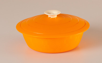 30% OFF on Cuttingedge Daffodil Serving Dish Elegant Orange 1pc set 1800ml Microwave safe Bpa Free Casserole(1800 ml)
