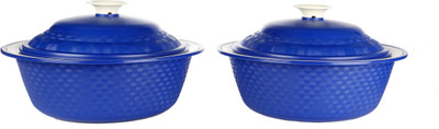 64% OFF on Cutting EDGE Carnation Casserole Set of 2, 1800 ml, Blue Pack of 2 Thermoware Casserole Set(1800 ml) 64% OFF on Cutting EDGE Carnation Casserole Set of 2, 1800 ml, Blue Pack of 2 Thermoware Casserole Set(1800 ml)
