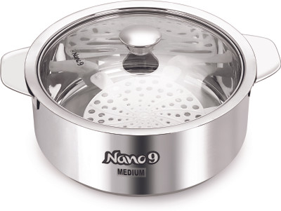 NanoNine SS Roti Saver Medium Serve Casserole(2550 ml)