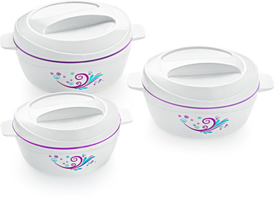 20% OFF on cello Alpha Pack of 3 Thermoware Casserole Set(500 ml, 1500 ml, 850 ml) 20% OFF on cello Alpha Pack of 3 Thermoware Casserole Set(500 ml, 1500 ml, 850 ml)