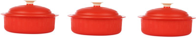 Cutting Edge Carnation Vintage Casserole Pack of 3 Casserole Set(1.8 L) Cutting Edge Carnation Vintage Casserole Pack of 3 Casserole Set(1.8 L)