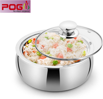 Pogo Bellina Thermoware Casserole(2000 ml), Steel