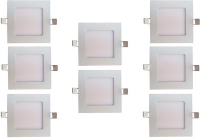 

Bene LED 6w Square Slim Recessed Panel, Color of LED Warm White (Yellow) Recessed Ceiling Lamp