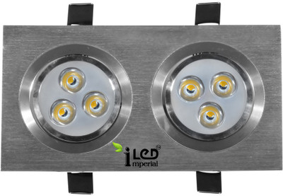 

Imperial 6 Watt Twin Focus Light Mini Recessed Ceiling Lamp