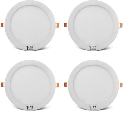 

Imperial 15 Watt LED Panel light (Round, Neutral White,4000-4500k, Combo of 4) Recessed Ceiling Lamp
