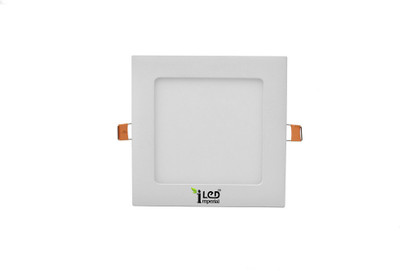 Imperial 9 Watt LED Panel light (Square, Warm White,3000-3500k) Recessed Ceiling Lamp