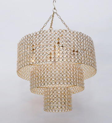 The Brighter Side Crystal spiral Chandelier Ceiling Lamp