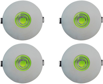 

Bene 7w Round Ceiling Light , Color of LED Warm White (Yellow) (Pack of 4 Pcs) Recessed Ceiling Lamp