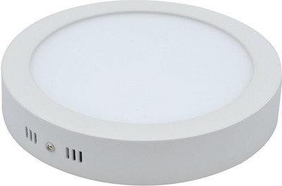 Glazo 12 watt Led Surface light round Warm white pack of 2 Flush Mount Ceiling Lamp