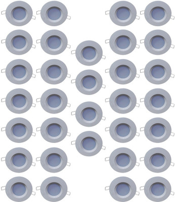 

Bene 3w Round Ceiling Light, Color of LED White (Pack of 32 Pcs) Recessed Ceiling Lamp