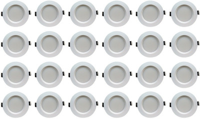 

Bene 5w Round Ceiling Light , Color of LED Blue (Pack of 24 Pcs) Recessed Ceiling Lamp
