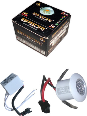 

EPSORI White Body Led Nio Cob Downlight Round, Power - 1 Watt, Color - Blue Recessed Ceiling Lamp