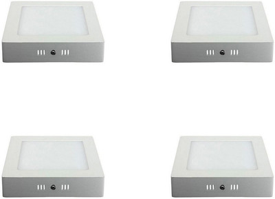 Regal 6W LED Surface Panel Pack of 4pc Recessed Ceiling Lamp
