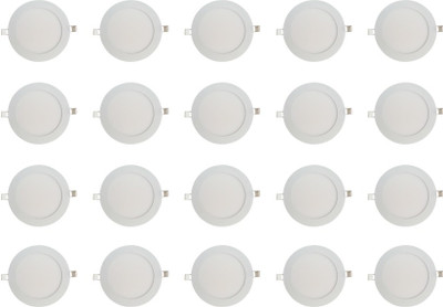 

Bene LED 12w Round Slim Recessed Panel, Color of LED Warm White (Yellow) Recessed Ceiling Lamp