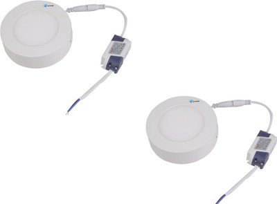 

Casaviva 12W Round LED Surface Panel light Pack of 2pc Recessed Ceiling Lamp