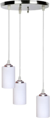 Somil Trebly Pendant Lamp Ceiling Lamp(White, Silver)