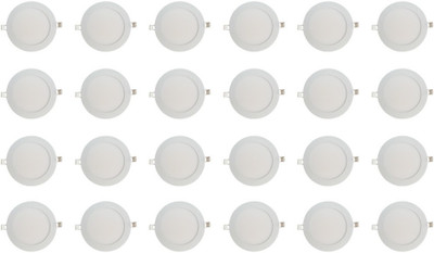 

Bene LED 6w Round Slim Recessed Panel, Color of LED Warm White (Yellow) Recessed Ceiling Lamp