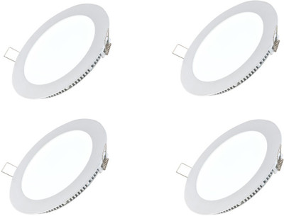 

Regal 12W Round LED Panel Light Pack of 4pcs Recessed Ceiling Lamp