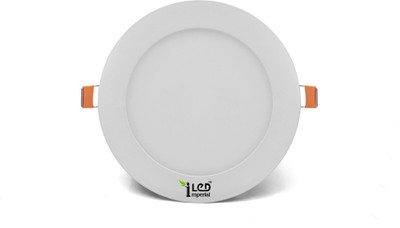 

Imperial 9 Watt LED Panel light (Round, Warm White,3000-3500k) Recessed Ceiling Lamp
