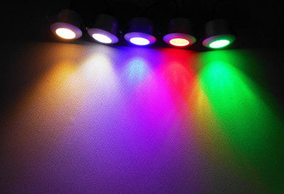

EPSORI Power - 1watt Cob Led Downlight, Color - Red, Green, Blue, Yellow, White (Pack of 5) Recessed Ceiling Lamp