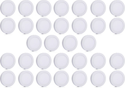 

Bene Bene LED 6w Round Surface Panel Ceiling Light, Color of LED White (Pack of 32 Pcs) Flush Mount Ceiling Lamp