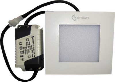 

EPSORI 4Watt White Square Indoor Cosiva Led Down Light Night Lamp(2.3 cm, White)