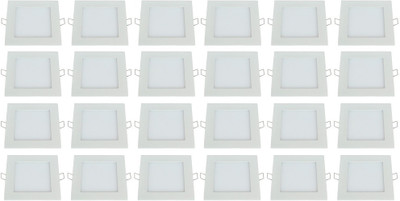 

Bene 18w Square Panel, Color of LED White (Pack of 24 Pcs) Recessed Ceiling Lamp