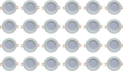 

Bene 3w Round Ceiling Light , Color of LED White (Pack of 24 Pcs) Recessed Ceiling Lamp