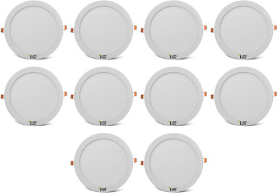

Imperial 18 Watt LED Panel light (Round, Warm White,3000-3500k, Combo of 10) Recessed Ceiling Lamp
