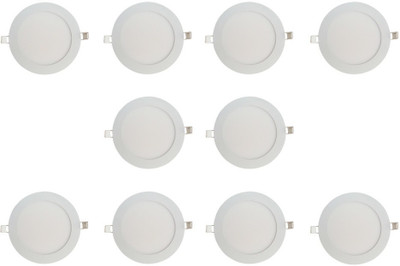 

Bene LED 6w Round Slim Recessed Panel, Color of LED Warm White (Yellow) Recessed Ceiling Lamp