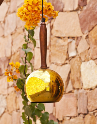 

Orange Tree Bell Gold Pendants Ceiling Lamp