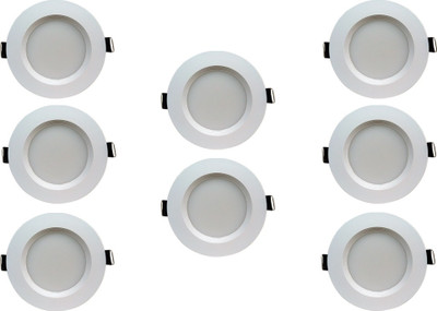 

Bene 5w Round Ceiling Light , Color of LED White (Pack of 8 Pcs) Recessed Ceiling Lamp