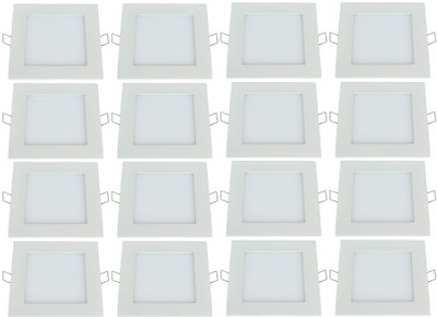 

Bene 18w Square Panel, Color of LED White (Pack of 16 Pcs) Recessed Ceiling Lamp