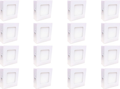 

Bene Bene LED 3w Square Surface Panel Ceiling Light, Color of LED White (Pack of 16 Pcs) Flush Mount Ceiling Lamp