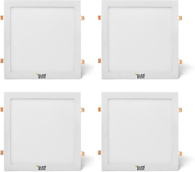 

Imperial 24 Watt LED Panel light (Square, Warm White,3000-3500k, Combo of 4) Recessed Ceiling Lamp