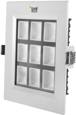 

Imperial 9 Watt Led Elegant Graphical Hipower Light Recessed Ceiling Lamp