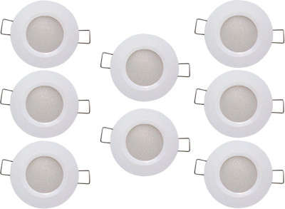 

Bene 3w Round Ceiling Light , Color of LED White (Pack of 8 Pcs) Recessed Ceiling Lamp