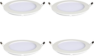 Brightline 12w Round LED panel light pack of 4 Recessed Ceiling Lamp