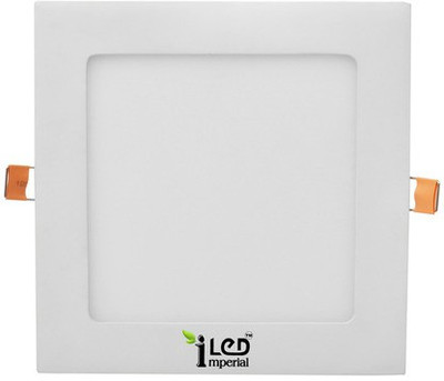 

Imperial 12 Watt LED Panel light (Square, Neutral White,4000-4500k) Recessed Ceiling Lamp