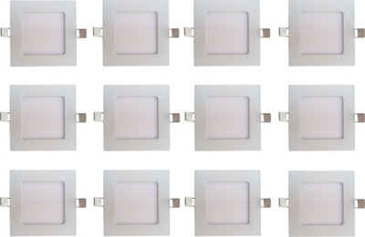 

Bene LED 6w Square Slim Recessed Panel, Color of LED White Recessed Ceiling Lamp