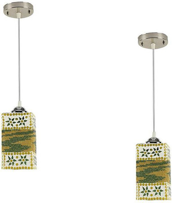 Gojeeva pendant light 1 Pendants Ceiling Lamp(Yellow, Green)