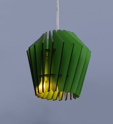 

The Brighter Side Whirlpool green Pendants Ceiling Lamp