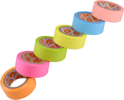 

Saamarth Impex Single Sided Decorative Masking Tape (NA)(Multi-Color)
