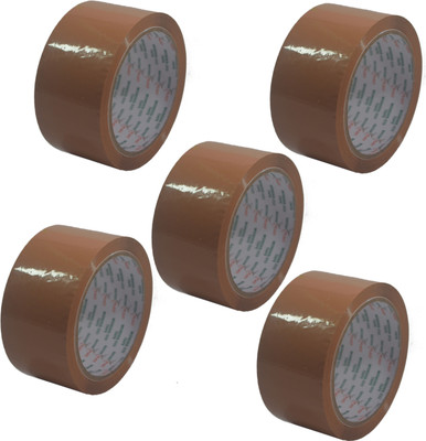 

Djuize Packaging Material Single Sided Handheld Cello Tapes (Manual)(Set of 5, Brown)