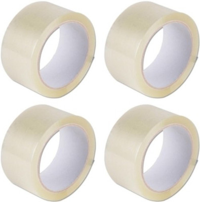 

Bigshoponline Single sided Handheld Transparent tape (Manual)(Set of 4, Transparent)