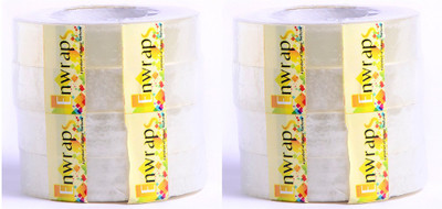 

Enwraps Single Sided Handheld Cello Tapes (Manual)(Set of 8, White)