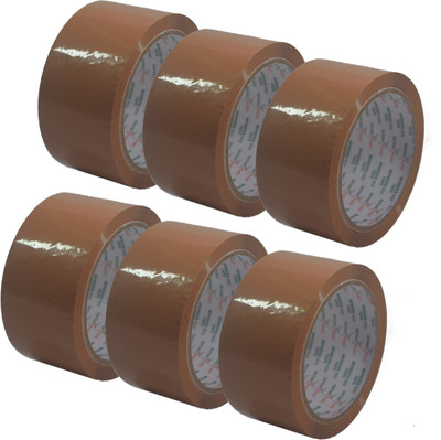 

Djuize Packing Material Single Sided Cello Tapes(Set of 6, Brown)