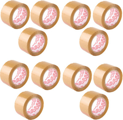 

Vima Single Sided Handheld Gum Tape (Manual)(Set of 12, Brown)